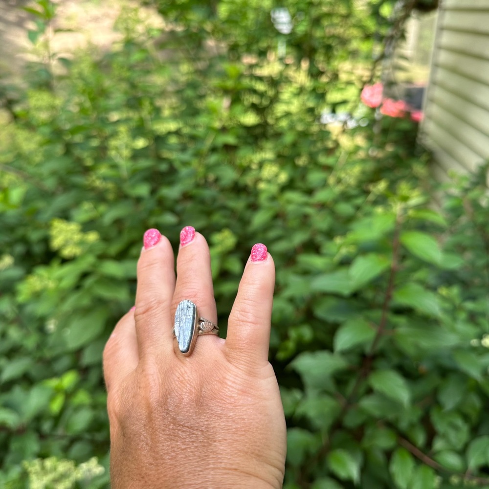 Beautiful kyanite ring - Picture 3 of 3